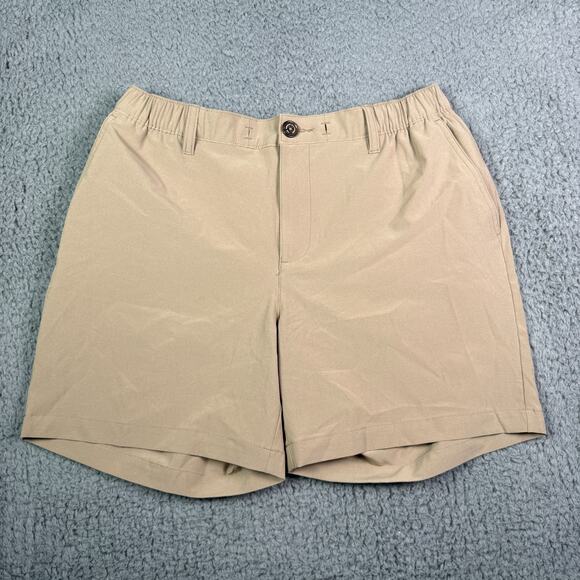 Chubbies Everywear Shorts Mens L Beige 6" Stretch Performance Drawstring Regular - Picture 1 of 7